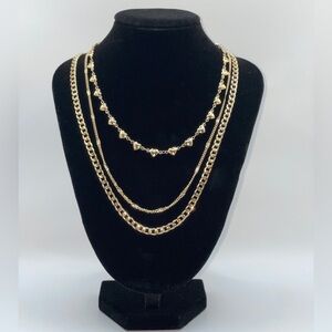 Elegant Gold Layered Necklace